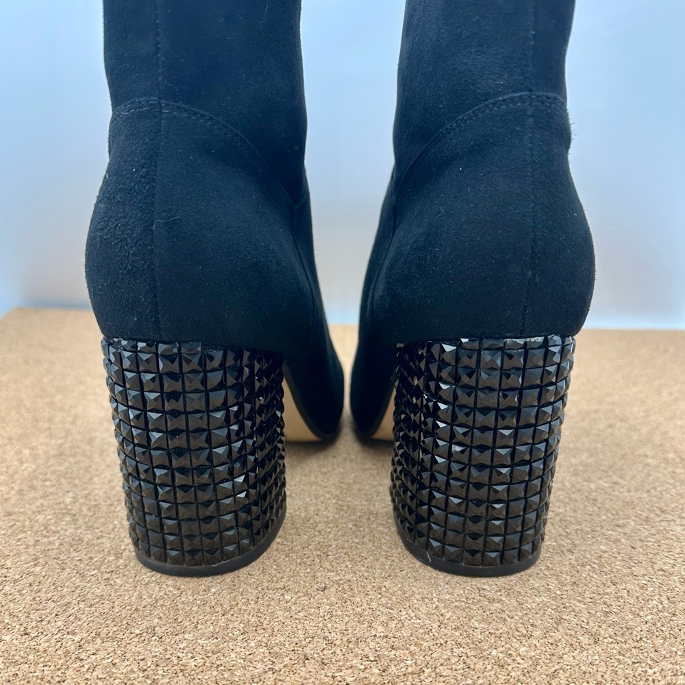 Michael Kors Leather Bootie with Beaded Heels - Size 7 - Picture 4 of 7